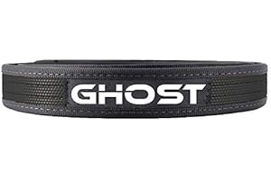 GHOST INTERNATIONAL Ghost – Rigid Nylon Belt for IPSC, Carbon Look with Velcro and Inner Belt