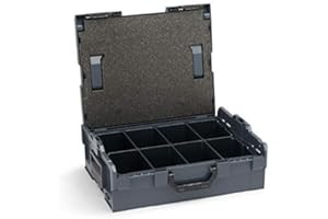 BOSCH SORTIMO L-BOXX 136 Anthracite Équipé - L-BOXX à 8 compartiments