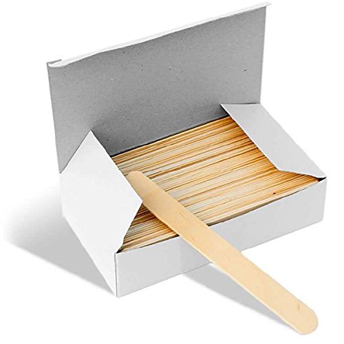 Large Wooden Waxing Spatulas 100/pack | Better Waxing | Disposable