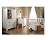 Obaby Lincoln Mini Sleigh 3 Pc Nursery Furniture Set - White