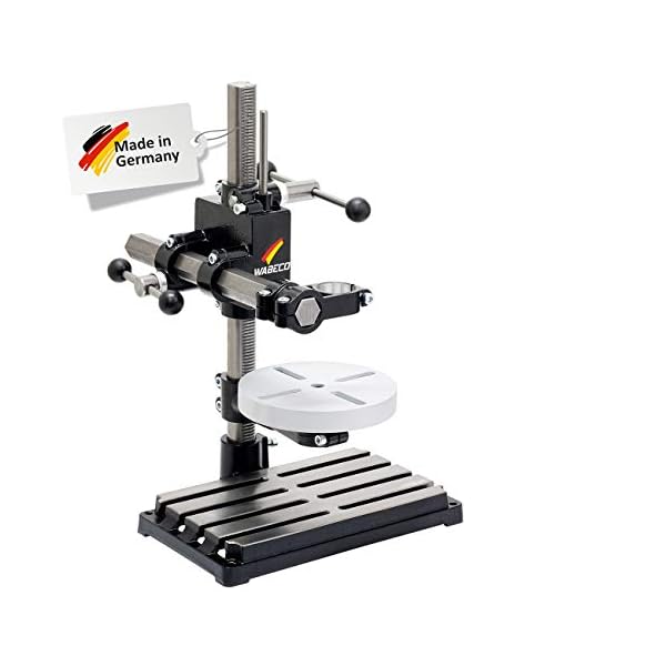 WABECO Bohrständer Fräsständer BF1240 vertikal/horizontal Säule 500 Ausleger 350 mm mit Rundtisch