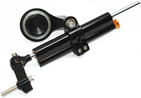 Motorcycle Steering Damper Stabilizer with Bracket YAMAHA R6 2006 2007 2008 2009 2010 2011 2012 2013 2014 2015 2016 BK
