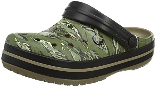 crocband graphic clog
