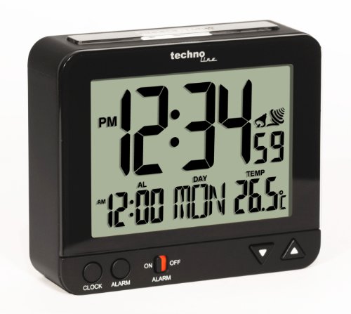 TECHNOLINE Funkwecker WT 195 mit Innentemperaturanzeige und Nachtlich - 3
