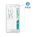 Produktbild Sony Xperia X Panzerglas Schutzfolie, [2 Stück] Hi-Luck 0.33mm Premium Ultra-Klar Glasfolie Displayschutzfolie Schutzglas für Sony X (9H, Anti-Kratzer, Blasen-frei)