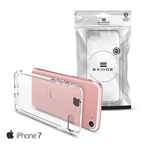 EXINOZ® iPhone 7 / 7 Plus Crystal Gel Case | High-quality Protection with 1-Year Replacement Warranty I Get the Best for Your iPhone 7 / 7 Plus (iPhone 7)