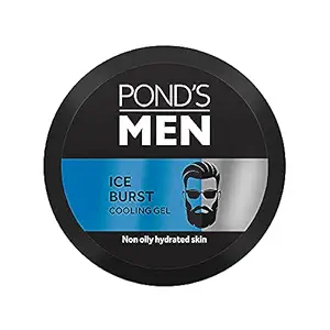 Ponds Men Ice Burst Cooling Face Gel, Non-Oily And Hydrated Look, Enriched With Menthol And Vitamin E, Non-Sticky Light Weight Formula 55 g
