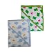 Littly Cotton Baby Hooded Bath Towels, Pack of 2 (Blue, Green) RS.599.00