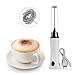 Produktbild Elektrisch Milchaufschäumer Handheld Wiederaufladbare Creme Schäumer Stab Foamer Wand Getränkemischer Eiermixer für heiße Schokolade Kaffee Latte Cappuccino Maker mit USB-Kabel