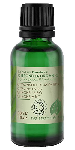 Bio Citronella Öl - 100% naturreines ätherisches Öl - Organisch zertifiziert - 30ml