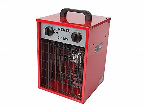 Toolland TC78070 Elektroheizer Heizlüfter Bau heizer Bauheizer, IPX4, 3300W