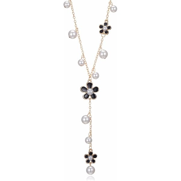 Collier Femme Ouran - Pendentif Goutte D'Eau Avec Cristal, Chaîne Cire 70+6 Cm, Cadeau Élégant