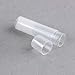 niceeshop(TM) 1 Bag(25Pcs) Transparent Clear Empty Circle PP Lip Balm Tubes Containers With Cap