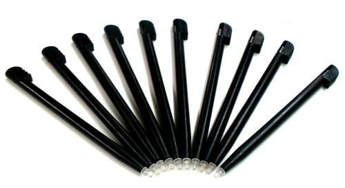 Preisvergleich Produktbild Eingabestift für Nintendo DSi 10er-Set, Schwarz - Stylus Stifte