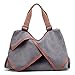Produktbild JTSYHladies'hand-held großer leinwand mit Einer Schulter schräg Tasche Freizeit Tasche,Gray