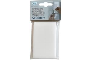 A2ZWORLD Nastro Ripara Zanzariere Adesivo, Nastro Adesivo di Riparazione per Zanzariere (Bianco, 50mmX2mt)