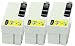 Produktbild 3 Druckerpatronen XL nur Schwarz ersetzen Epson T2711 geeignet z.B. für Epson WorkForce WF-3620, WF-3620DWF, WF-3640, WF-3640DTWF, WF-7110, WF-7110 DTW, WF-7610, WF-7610DWF, WF-7620, WF-7620DTWF
