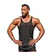 Produktbild Banbian Mode Herren Tanktop Einfarbig Tank Top Baumwolle Tankshirt mit Unterhemden Ärmellos Weste Muskelshirt Fitness Sport T-Shirt (XL, Schwarz)