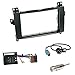 Produktbild Einbauset: Autoradio Doppel-DIN 2-DIN Blende Radioblende schwarz + Quadlock-ISO Adapter für Mercedes Vito/Viano (W639) 04/2006-05/2014 B-Klasse (T245) 06/2005-06/2011 A-Klasse (C169) A-Klasse (W169)