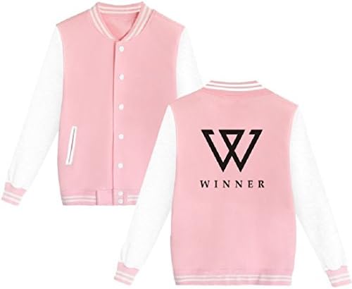 DoufineMen Doufine Men Stylish Cardigan Casual Baseball Sweatsuit Set - Pink -