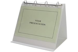 DXQ Lansdale A3 Presentation Table Top Flipchart Binder - White