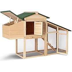 IDMarket - Poulailler Comfort avec pondoir en Bois