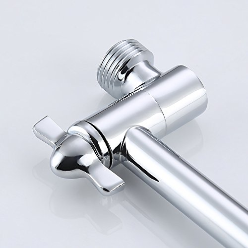 KES Wandarm Zulaufarm für Duschkopf Messing Wandmontage, Chrom, PSA10 - 5