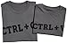 CTRL + C & CTRL + V - Matching Father Kids Gift Set - Mens T Shirt & Kid's T Shirt - Green - Medium & 9-10 years