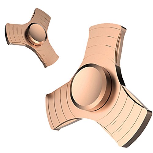 L-FENG-UK Fidget Spinner Toy Finger Hand Cube 360 Degree Rotation Perfect For Quitting Smoking, ADD, ADHD, Anxiety, and Autism for Adults and Children (Glod)