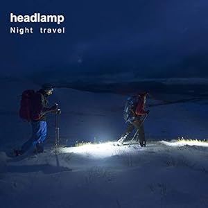 APUNOL 2 Pacchi Lampada Testa LED Ricaricabile, Torcia Frontale USB e Impermeabile con 200 Lumens, 8 modalità di Luce Bianca e Rossa, Sensore di Movimento per Campeggio Escursioni Corsa Sport - immagine 9