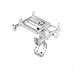 Produktbild GUB Fahrrad Handy Halterung – Aluminium Bike Phone Halterung Universal Verstellbar Lenker Handy Halter für iPhone X 5 6 7 8 Plus Samsung LG, Halten Phone bis 8,9 cm Breit, Plus 6 Silver