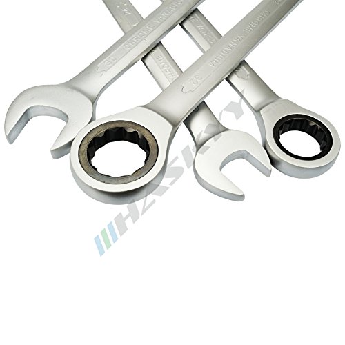 Ratschenschlüssel Ring Maul Ratsche Schlüssel Satz 8-32mm Werkzeug Set 13 tlg - 7