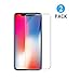 Produktbild iPhone X Panzerglas Schutzfolie, [2 Stück] Hi-Luck 0.15mm Ultra-Klar Glasfolie Displayschutzfolie Schutzglas für iPhone X (9H, Anti-Kratzer, Blasen-frei)