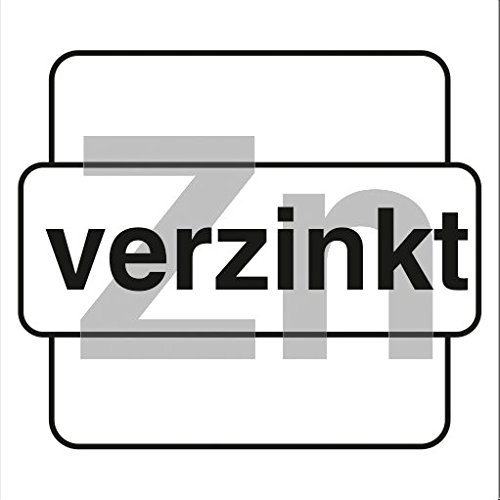 Connex 10 Sechskantschrauben im Set, 10 x 110 mm mit Muttern, Federringen und Karosseriescheiben, verzinkt, B30019 - 3