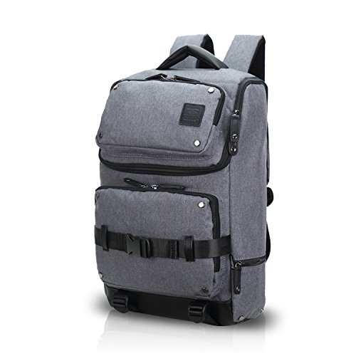 FANDARE Rucksäcke Laptop Freizeit Wanderrucksäcke 17'' Zoll Damen Herren Schulrucksack Schulranzen Reisen Leicht Wasserdicht Nylon