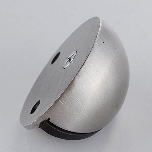 KES Edelstahl Boden Tür Stopper Türstopper stoppt Screw Mount 5-Pcs, gebürstet, HDS201-2-P5 - 3