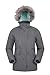 Produktbild Mountain Warehouse Strukturierte Snowfall-Skijacke für Damen - isolierte Damenjacke, wasserfeste Winterjacke, warm, atmungsaktiv, Schneerock - Skifahren, Snowboarden Grau DE 48 (EU 50)