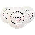 Vixen Gemarry Gems Plastic Cricket Ball (Standard Size, White)