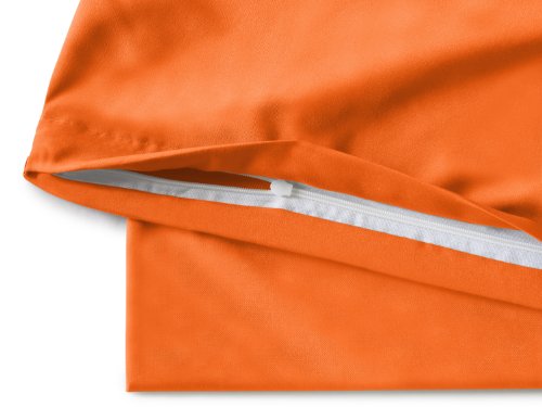 4er Pack zum Sparpreis – Microfaser-Kissenhüllen – Wohndekoration in schlichtem Design – 8 modernen Uni-Farben und 3 Größen, 40 x 40 cm, terra - 4