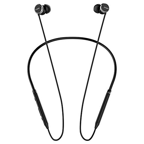 cowin HE5A Casque Antibruit Actif Bluetooth 4.2 Sport Intra-auriculaire Tour de Cou Écouteurs Stéréo HiFi avec Micro 8 Heures de Playtime-Noir