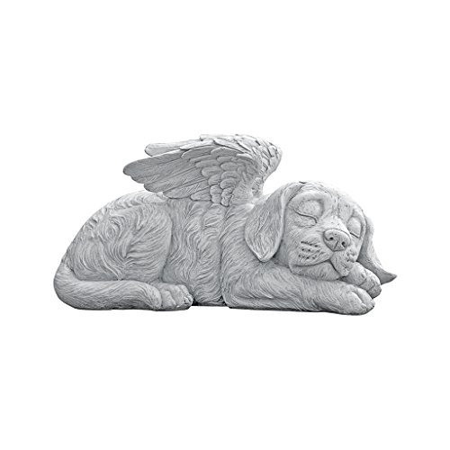 Design Toscano Hundedenkmal, Tierstatue in Engelsform