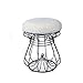 Produktbild JFya Nordic Fashion Home Dressing hocker schmiedeeisen plüsch hocker Moderne Schlafzimmer hocker Make-up Stuhl Test Schuhe Bank Bett kleinen hocker