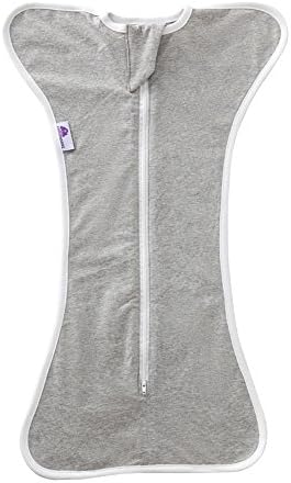 ComfortableBABY Sleep Bag Cotton Newborn Baby Swaddling Two Size (Newborn, Gray)