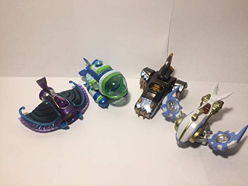 Preisvergleich Produktbild Skylanders Superchargers Vehicles - Dive Bomber - Sea Shadow - Jet Stream - Shark Tank - Imaginators Compatible