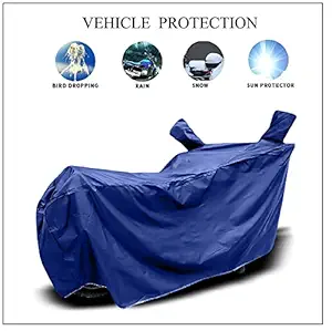 Willton-Hero Glamour Xtec Bike Cover with Water Resistant and Dust Proof Premium Polyester Fabric (Navy )