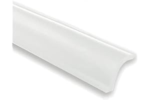 PESCAPLANET 5 Metri di Guarnizione Copriviti per Camper 12mm Disponibile Bianca Grigia o Nera (Bianca 11 mm)