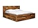 Produktbild massivum Bett Mayari 180x200cm Palisander braun lackiert