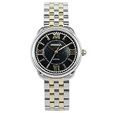 Prisma Damen Armbanduhr Royal Dainty, Edelstahl Silber - gold mit Analog Swiss Quarz und Saphirglas P.1896