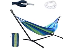 ISO TRADE MT MALATEC 10198 - Amaca con telaio, 200 x 150 cm, per interni ed esterni