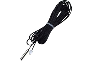 RELAND SUN High temperature 0.5M-30M NTC temperature sensor 10K 1% accuracy temperature sensing probe MF58 3950 W1401 cable (7M)